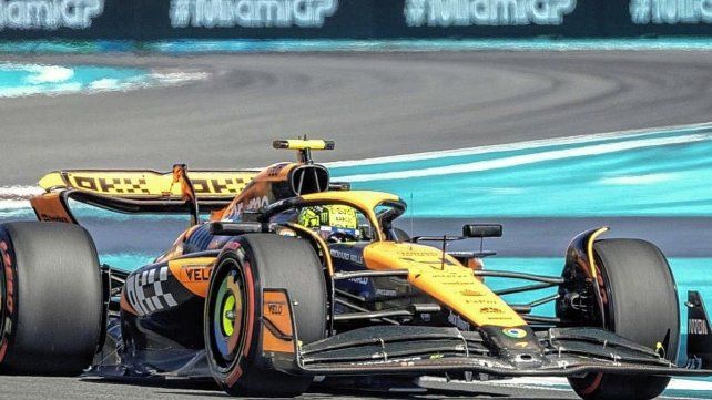 El piloto inglés conquistó este domingo el Gran Premio de Miami con el McLaren.