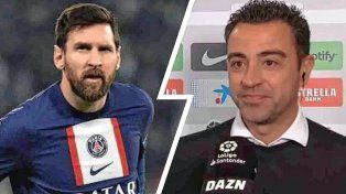 Xavi dijo que la vuelta de Messi a Barcelona ayudaría mucho