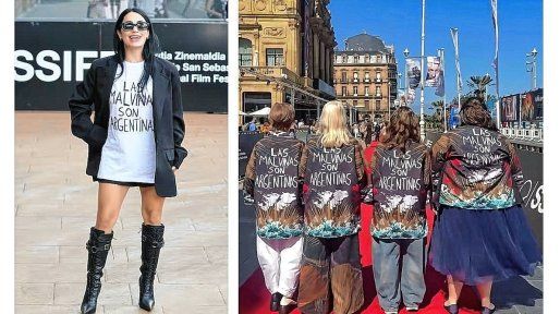 Las Islas Malvinas, presentes en San Sebastián de la mano de Lali y actrices argentinas
