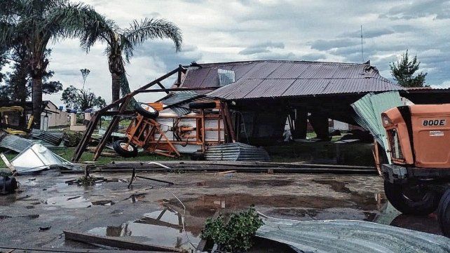 Temporal en Santa Fe: un tornado sacudió a un pueblo de 300 personas en el departamento Castellanos