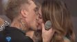 el polaco y silvina luna se fundieron en un apasionado beso y dan una nueva chance al amor
