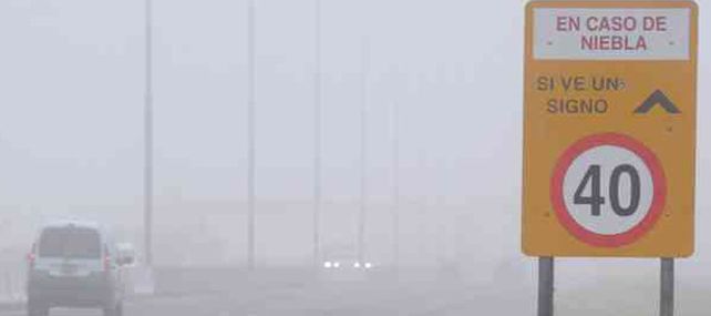 Poca visibilidad por presencia de niebla complica la circulación en rutas adyacentes a Rosario