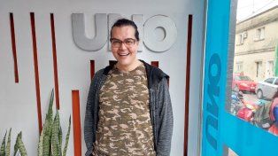 Pablo Millán en la Redacción de UNO