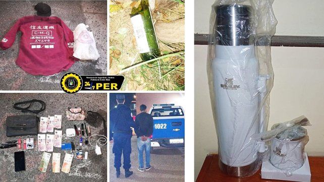En la madrugada de este sábado ocurrieron dos robos en flagrancia en Paraná