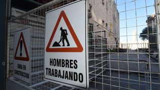 Avanza la obra en el pasaje Juramento.