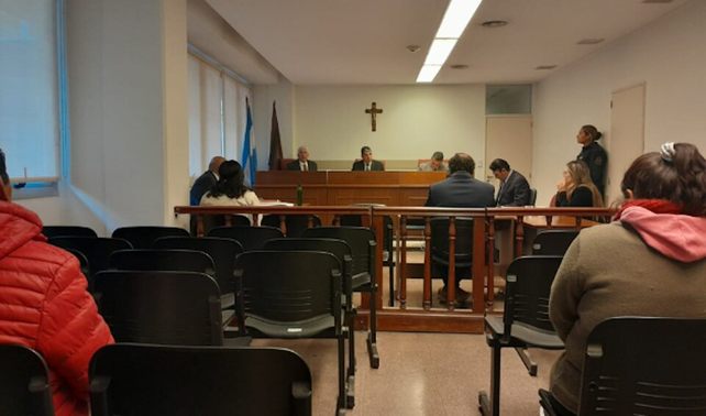Una de las audiencias del juicio.