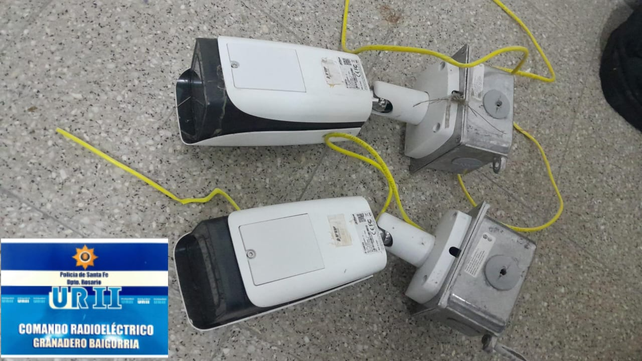las cámaras de vigilancias 
