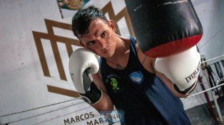 Marcos Martínez se prepara para su primera pelea del año.
