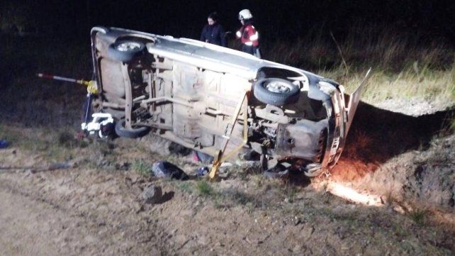 Chajarí: una mujer falleció tras despistar y volcar el auto en el que se trasladaba
