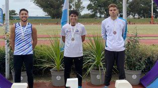 Brian López logró la medalla de oro en salto en largo en Mar del Plata.