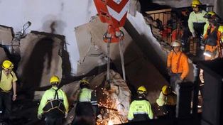 Dos muertos y un desaparecido en el gimnasio porte&ntilde;o derrumbado