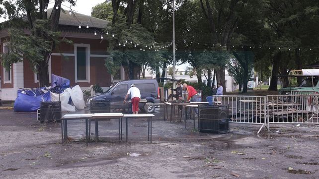 La tormenta se sintió fuerte en la madrugada de este lunes, en Paraná