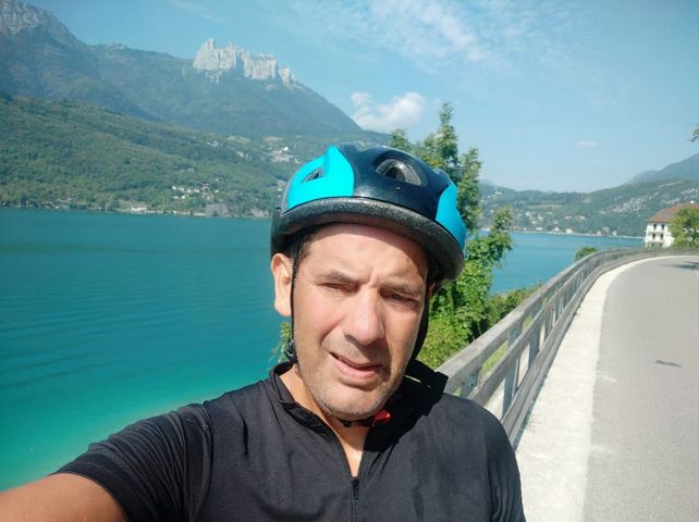 Silio se sacó una Selfie en Francia.&nbsp;