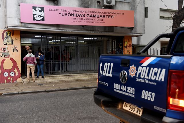 La escuela Leónidas Gambartes de Paraguay al 1200. La directora recibió una amenaza en su teléfono celular.&nbsp;