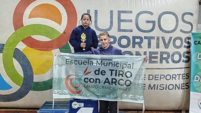 Podio. Por primera vez