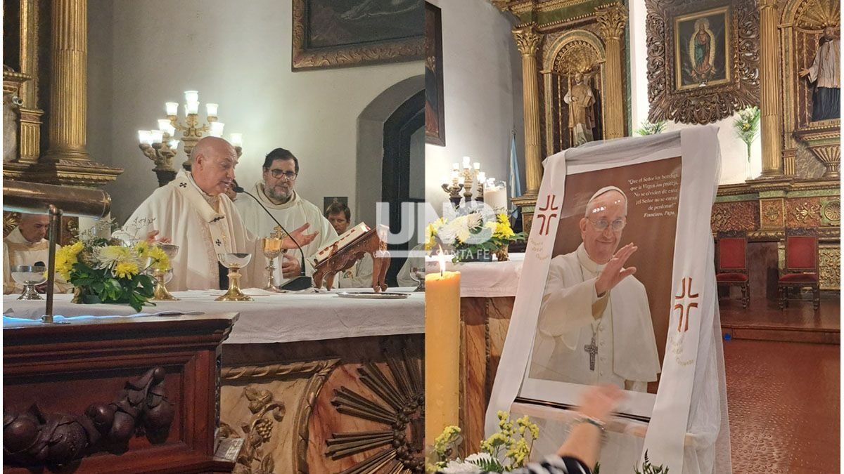Santa Fe despidió al papa Francisco con una misa especial: Aquí dejó ...