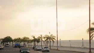 Jueves con cielo nublado y viento