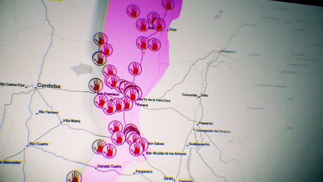 El mapa de los femicidios en Santa Fe