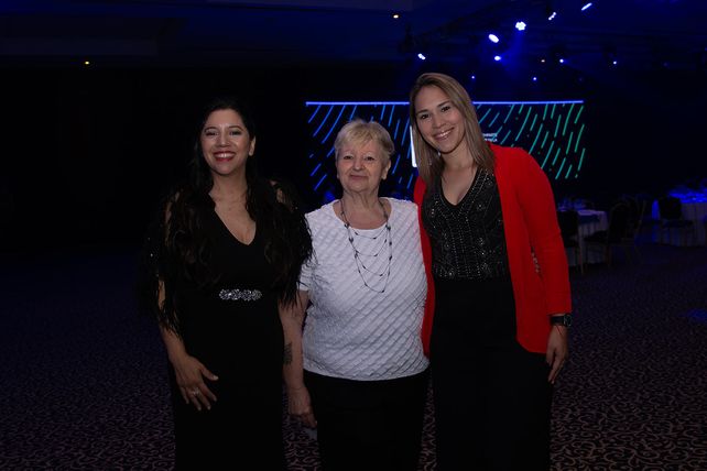 Judith Núñez, Stella Billato y Magalí Morales