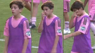 La emoción de Thiago Messi tras ser eliminado con Inter Miami de la Illinois Newells Cup.