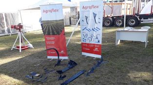 Agroflex desembarca en la expo con sus implementos agropecuarios para la labranza, cuchillas y descompactadores de suelo.