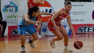 El Rojo ganó con autoridad el primer partido de la final de la Liga Provincial de Mayores Femenina.