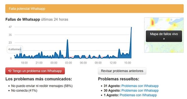 Se registran fallas de internet y WhatsApp que afectan a usuarios en todo el mundo