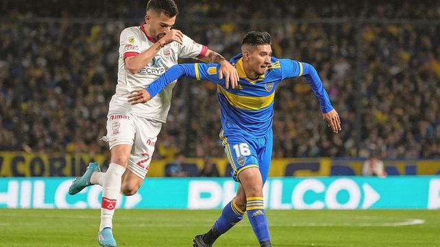 Boca empata con Huracán en La Bombonera.