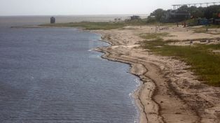 El Paraná, con el nivel más bajo en 40 años