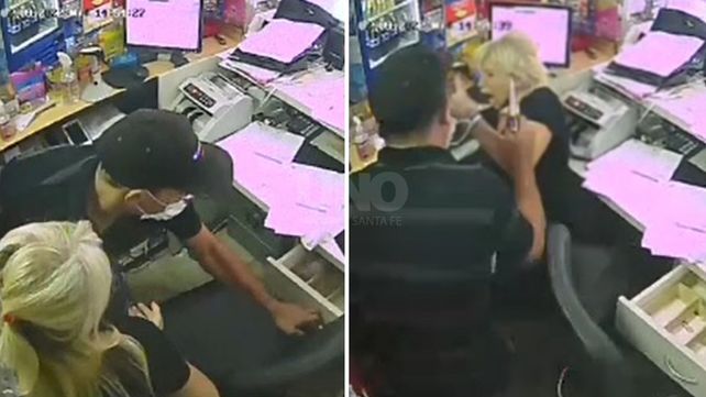 Los delincuentes quedaron grabados en las cámaras de seguridad