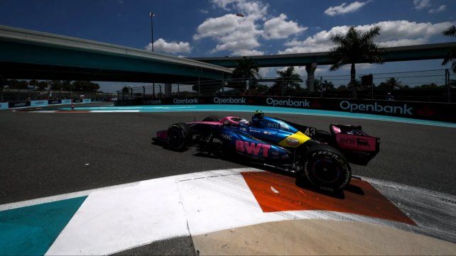 Franco Colapinto evoluciona y largará octavo en la Sprint del GP de Miami de F1