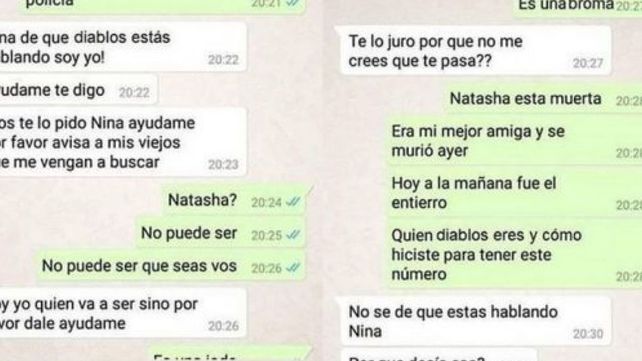El macabro chat de WhatsApp que se volvió viral