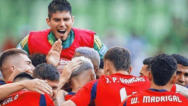 Costa Rica ganó pero no le alcanzó.