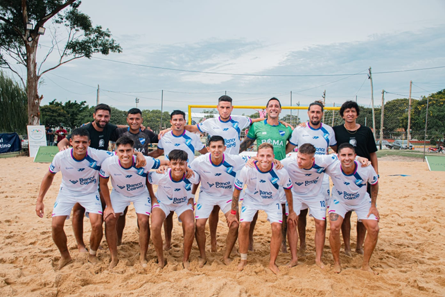 Argentino se consagró campeón de la Liga Nacional de Fútbol Playa de AFA sin jugar.