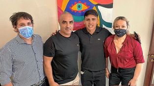 Martín Sendoa, representante de Facundo Farías, jugador de Colón, ya es también su tutor legal.