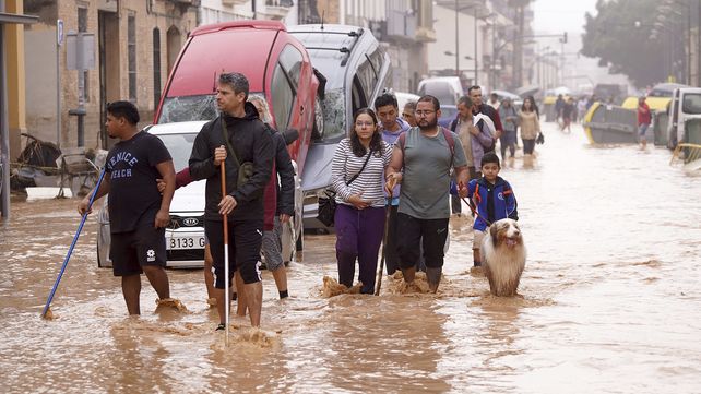 El paso de la DANA por Valencia fue registrado por múltiples videos de vecinos de esa comunidad.