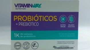 Desde Assal emitieron un alerta alimentaria para el suplemento dietario marca Vitaminway