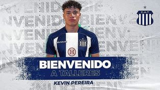 Talleres de Córdoba oficializó la llegada del juvenil paraguayo, Kevin Pereira.&nbsp;