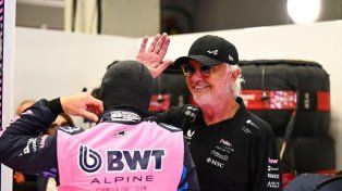 El gesto de Briatore con Colapinto tras su clasificación en China