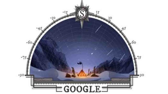 La conquista del Polo Sur, el homenaje de Google en su Doodle
