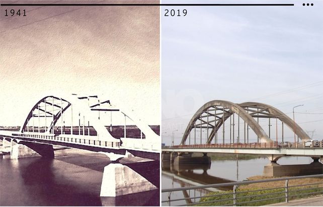 Antes y después. 78 años después