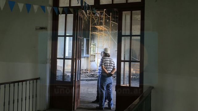 La obra de reparación de la escuela Rivadavia llevará un año y los chicos no serán trasladados