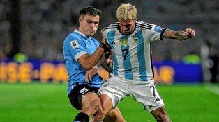 El uruguayo Ugarte se arrepintió del gesto a De Paul.