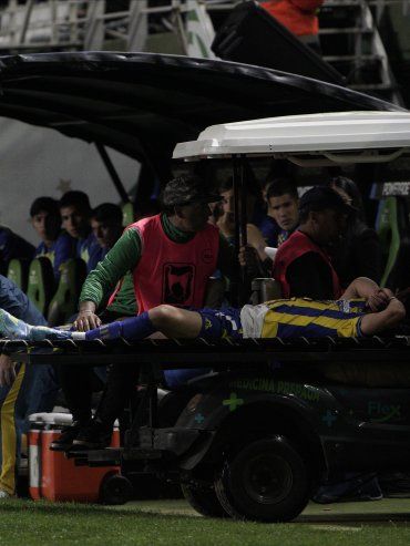 Central: Gaspar Duarte pasó por quirófano tras la grave lesión de rodilla que tuvo ante Banfield