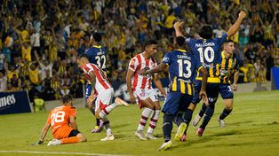 Tomás OConnor anotó el gol de Central ante Instituto, en el Gigante. La última victoria canalla en el plano local.