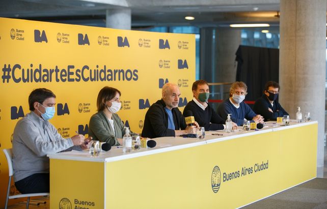 gabinete. El jefe de Gobierno porteño