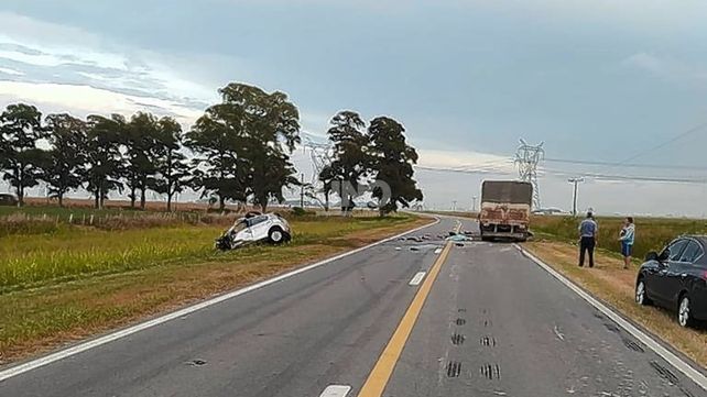 El accidente vial en Andino