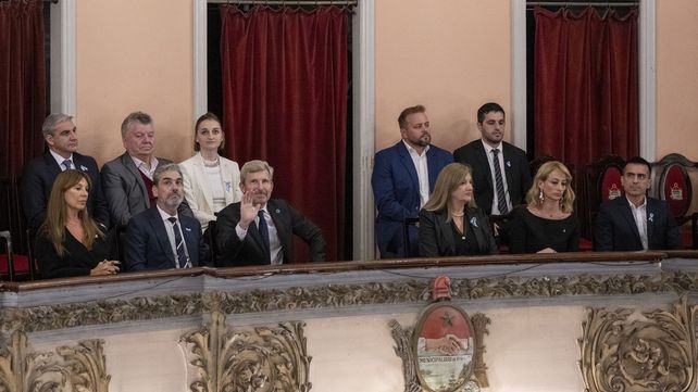 El gobernador Rogelio Frigerio y la intendenta de Paraná