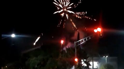 Detuvieron a un hincha de Unión por tirar pirotecnia en los festejos de los 113 años