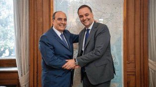 Adorni se reunió con Guillermo Francos para coordinar la transición en la jefatura de Gabinete